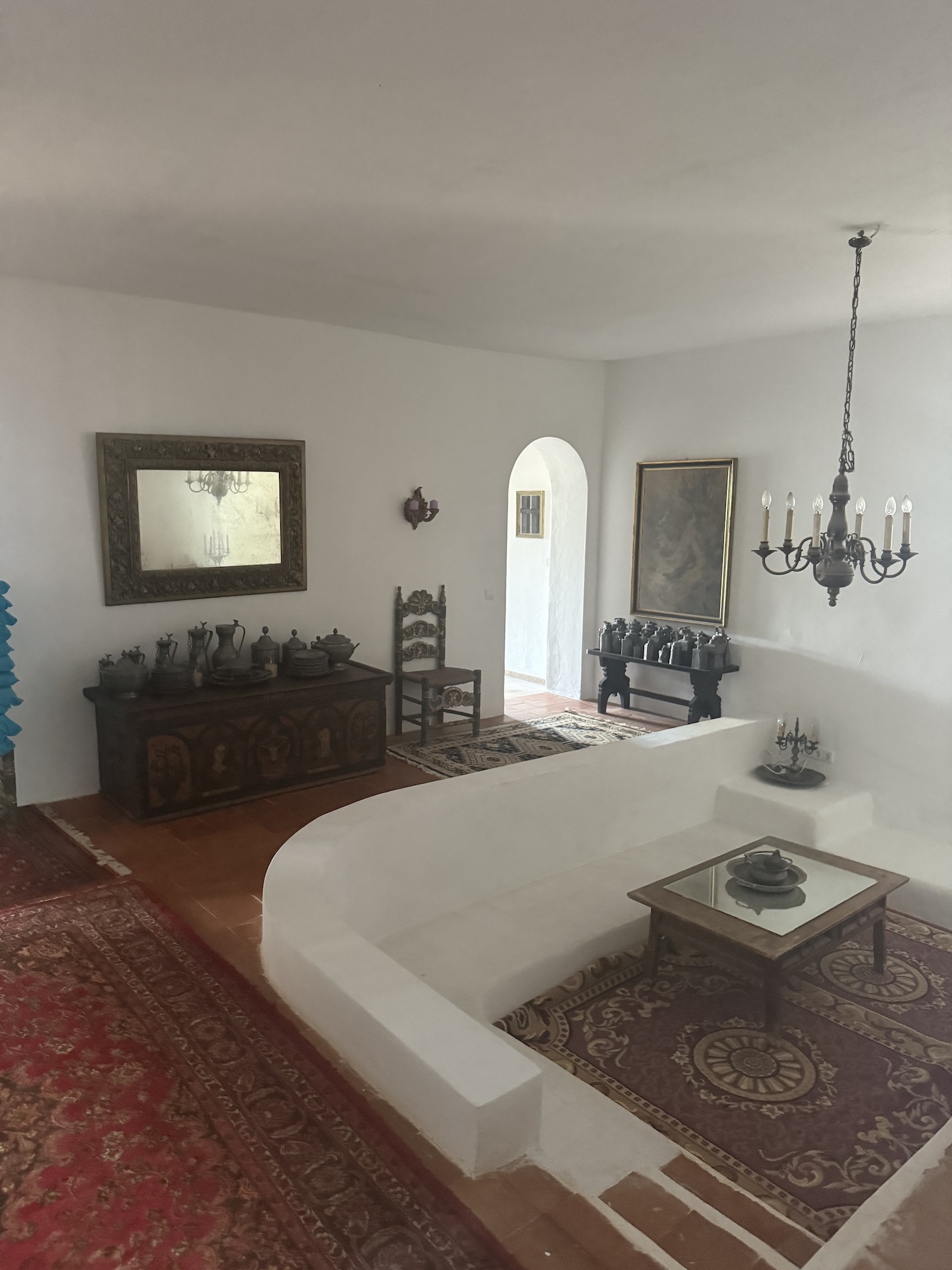 Resa Estates for sale te koop project Cala Tarida Ibiza pool living room.jpeg